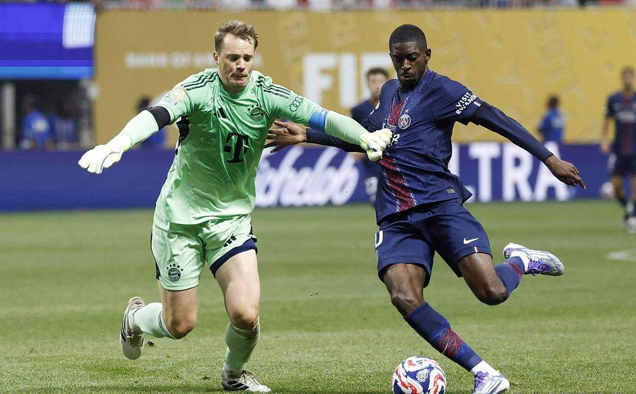 世俱杯八强大战：拜仁0-2不敌巴黎，德甲冠军败在体能与投入之下